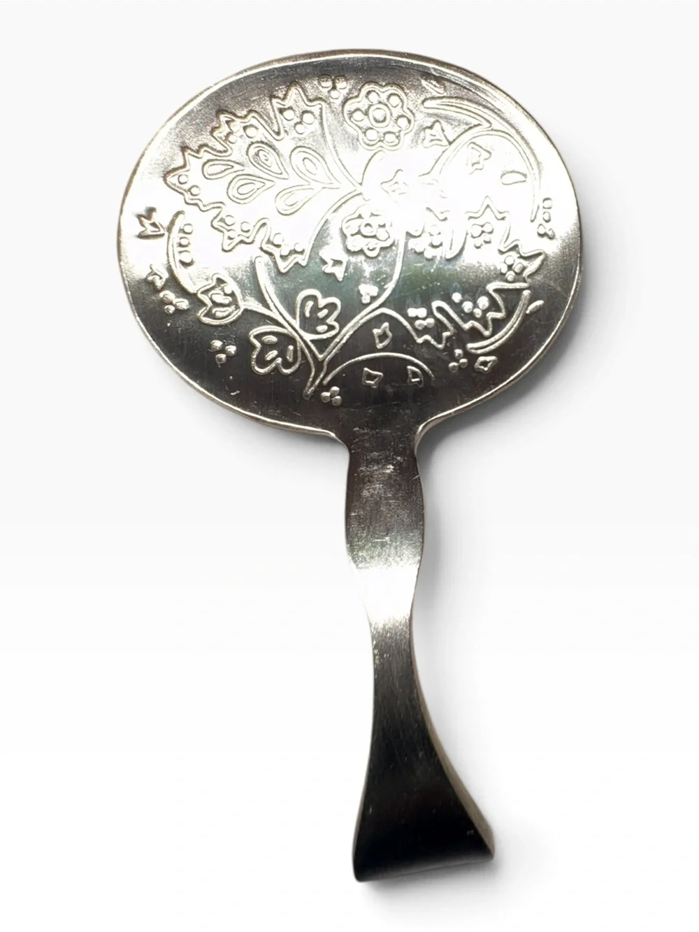 Norpro My Favorite Tea Spoons Set of 4 | 18/10 Stainless Steel Embossed Spoons